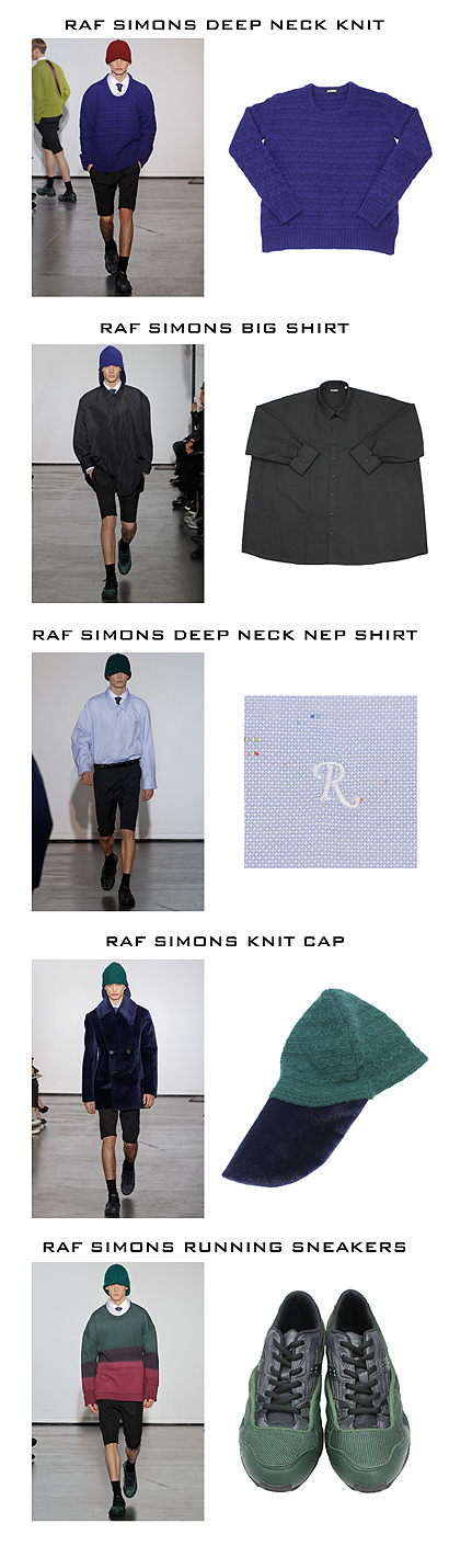 RAF SIMONS 2012 AUTUMN WINTER完納 - From MANCHESTER and LONDON to TOKYO