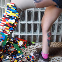 レゴで作った義足。