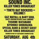『GUILTY PARTIES SOUND INC. KILLER TUNES BROADCAST -TOKYO HAT ROCKERS- VOLUME 1』