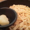 小麦と肉 桃の木 つけ麺 こってり醤油味(おろし添え)
