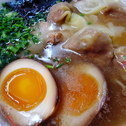 ラーメン茂木 雲呑麺+味付き玉子