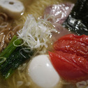RAMEN CIQUE 塩ラーメン 焼きトマト白味玉トッピング