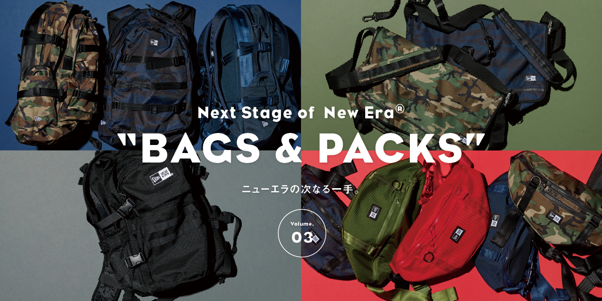 Next Stage of New Era®"Bags & Packs" vol.03 ニューエラの次なる一手。