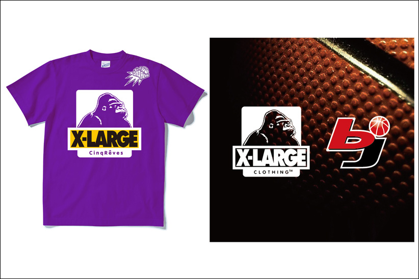 bjリーグの10周年記念Tシャツがイケている、らしい。ちなみにXLARGE®製。