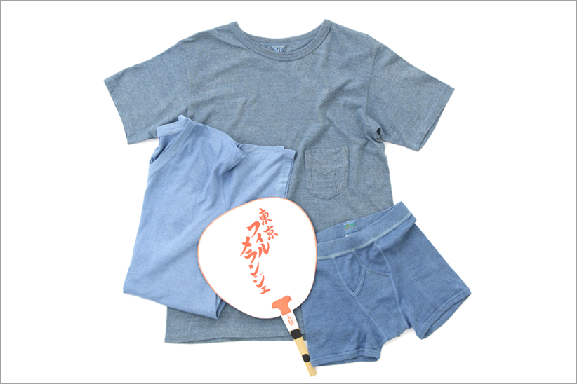 藍染めされたフィルメランジェのTシャツが限定でリリース。