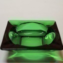 vintage glass ashtray