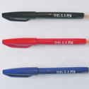THIS IS A PEN (BLACK/RED/BLUE)