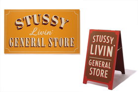 STUSSY Livin' GENERAL STOREがサインペインティ...