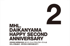 オープンラッシュが続く2011年秋冬のMHL.に注目です。