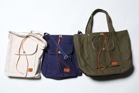 TNPの10周年を記念した信三郎帆布×hoboのカバン。