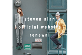 STEVEN ALANがオフィシャルホームページをローンチ！