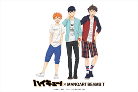 『ハイキュー!!』のキャラクターTが、トリプルコラボでリリース！