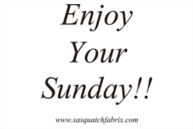 日曜日をもっと楽しく、Sasquatchfabrix.のニューライン。