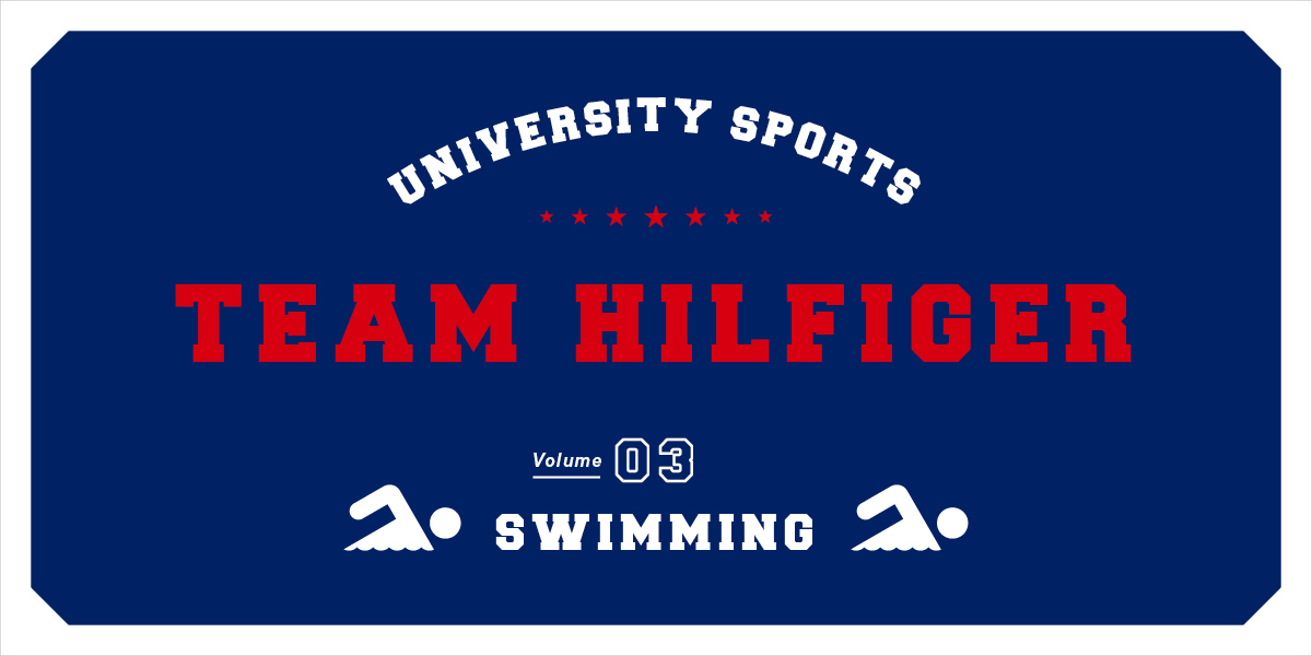 UNIVERSITY SPORTS TEAM HILFIGER VOL.3_SWIMMING TOMMY HILFIGER × HOUYHNHNM