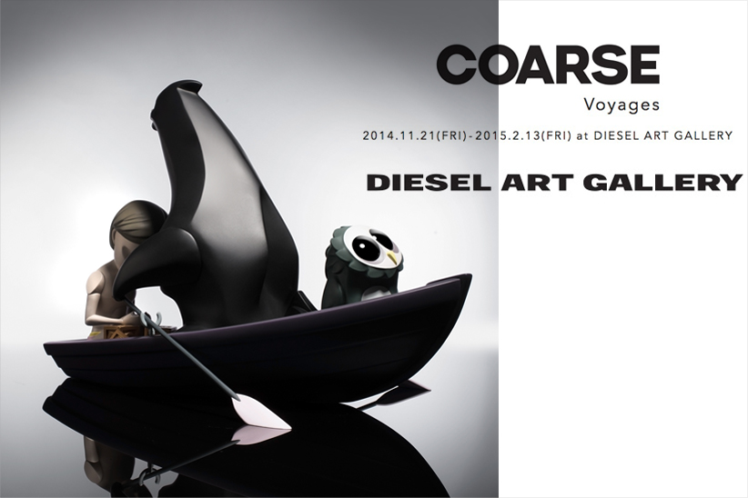 coarse日本初個展「Voyages - 旅路」がDIESEL ART GALLERYにて開催。