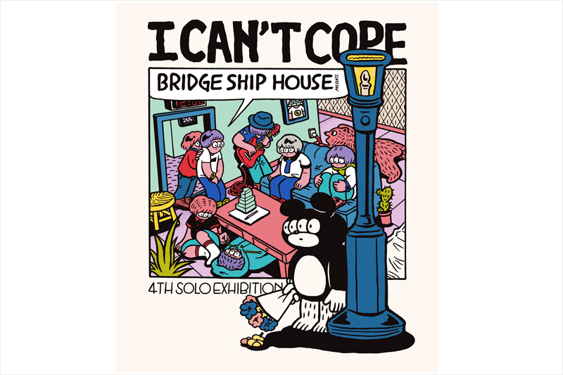 人気イラストレーターBRIDGE SHIP HOUSEが個展を開催！