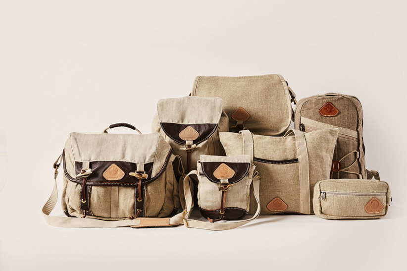 自然素材にこだわり作られたバッグ。テラパックスのストイックな環境美学に触れてみよう。