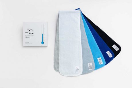 触れるだけでヒンヤリ。夏場に大活躍するグッドデザインの魔法のタオルが登場。