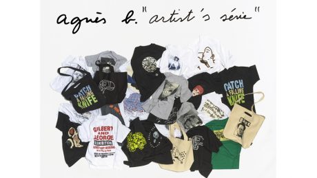 Campaign featuring a wide range of artist T-shirts by agnis b. At Biotope in Osaka and ADAM ET ROPÉ in Sendai.