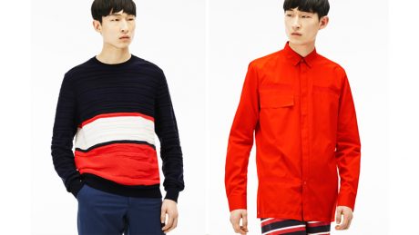 A capsule collection created by the up-and-coming brand "Agi & Sam" and LACOSTE L!VE is now available.