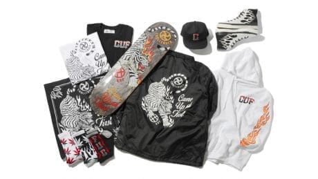 HUF and CHALLENGER, a collaboration as hot as a burning flame.