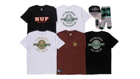 A sock from a beer can? HUF TOKYO's 1st anniversary items show the brand's sense of humor and sense of style.