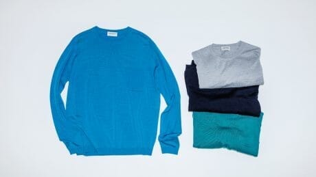 With the help of American Rag Sea, the first box silhouette was created for John Smedley.