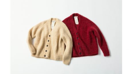 秋はモヘアのカーディガンが良い。アメリカンラグシーの別注品が心地良い肌触りをお届けします。