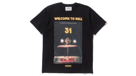 ネイバーフッドがサイコホラー映画『31』とのコラボレーションTシャツを発表。