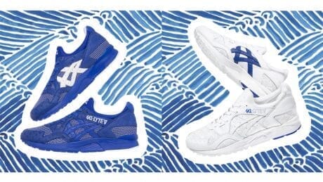 A pair of Colette and Asics Tiger, inspired by the crane's grace and yukata (Japanese summer kimono)!