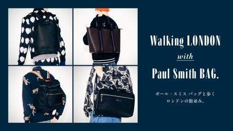 Walking with Paul Smith Bag on the streets of London.