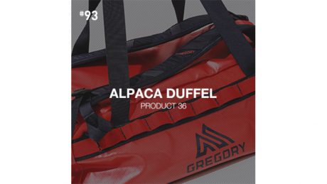Cover all of Gregory プロダクト36・ALPACA DUFFEL