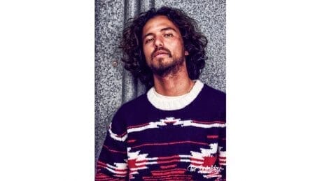 秋のニット戦線に奇襲！TMTから、ネイティブ柄の最高級カシミアニットがリリース。