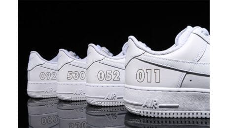 組み合わせは無数。レーザー加工で自分だけのエア フォース 1をつくりませんか？