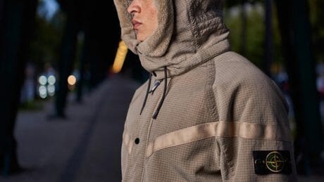 Not twice, but three times . Stone Island and Nike Lab create an enchanting outerwear.