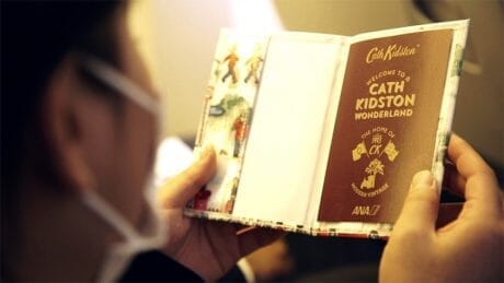 A surprise at 10,000 meters altitude. A novel campaign by Cath Kidston and ANA.