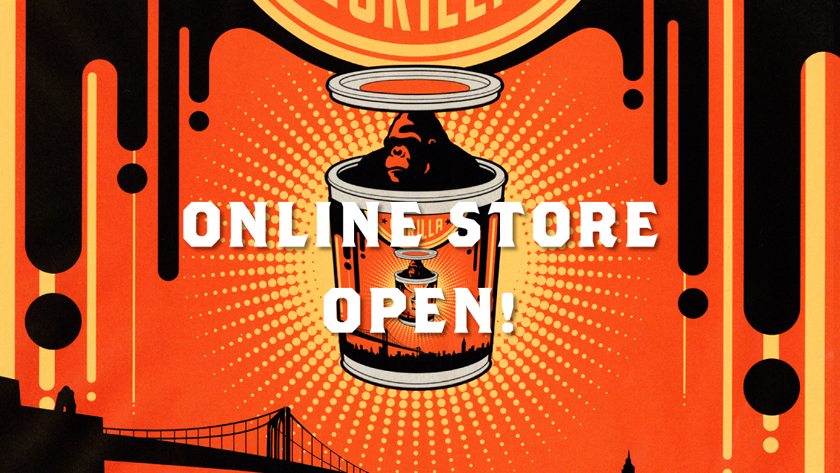 ゴリラコーヒーの新オンラインストアで、ゴリラ 缶がもらえちゃう