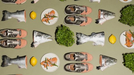 This is what happens when you hit a sneaker with Denmark's famous pink salmon.