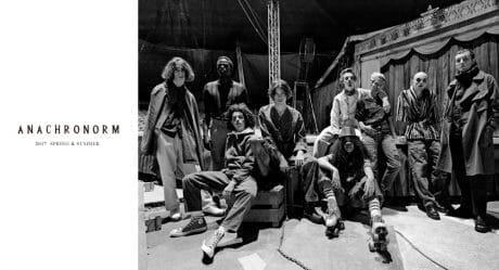 サーカスをテーマした、アナクロノームの2017SSルックが到着。