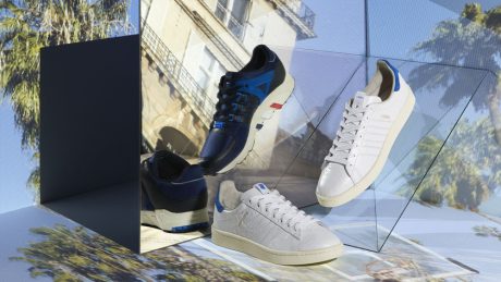 A worldwide battle!　Three-line sneakers by Andy Feated and Colette.