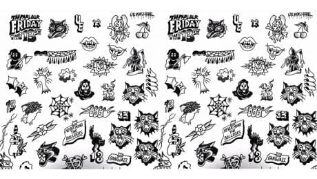 FRIDAY the 13th tattoo party will be held this Friday at "THE PARLOUR"!