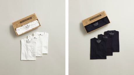 3種の素材が楽しめる、ナイジェル・ケーボンのパックTシャツ。