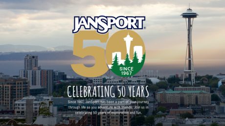 Jansport celebrates its 50th anniversary with a limited edition of 50 backpacks.