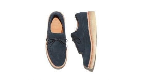 The first outdoor-inspired leather shoes to be released by Snow Peak.