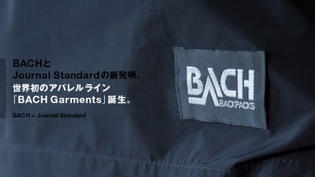 A new invention by BACH and Journal Standard . The world's first apparel line "BACH Garments" is born.
