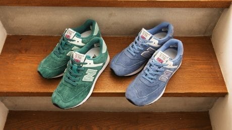 ペールトーン、スエード、MADE IN U.K.、女子が履いていたら最高にアガる「576」が登場です。
