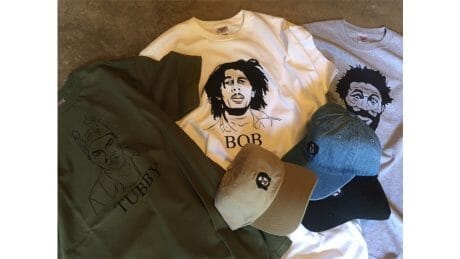 M.V.P. creates street wear that incorporates the heavyweights of the reggae world.