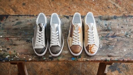 These unique sneakers focus on artwork.