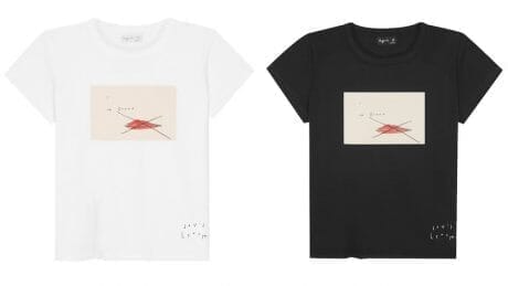 デヴィッド・リンチのスケッチが印象的。アニエスベーからTシャツが登場。