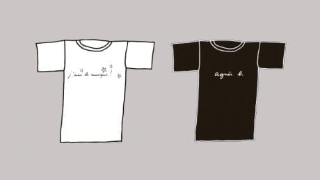 自分だけのアニエスベーのTシャツをつくろう！